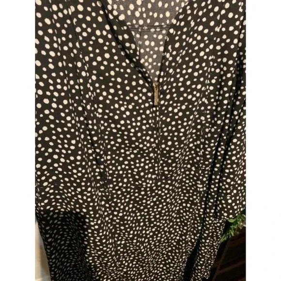 Lane‎ Bryant polka dot zip women's dress - Picture 5 of 5